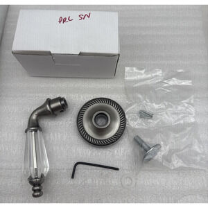 Nostalgic Warehouse Rope Rosette with Parlor Lever, Single Dummy, Antique Pewter